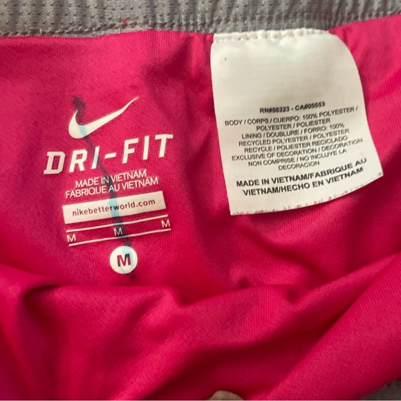 One pair of Adidas, running shorts, large, and one Nike short set, medium - Picture 9 of 9